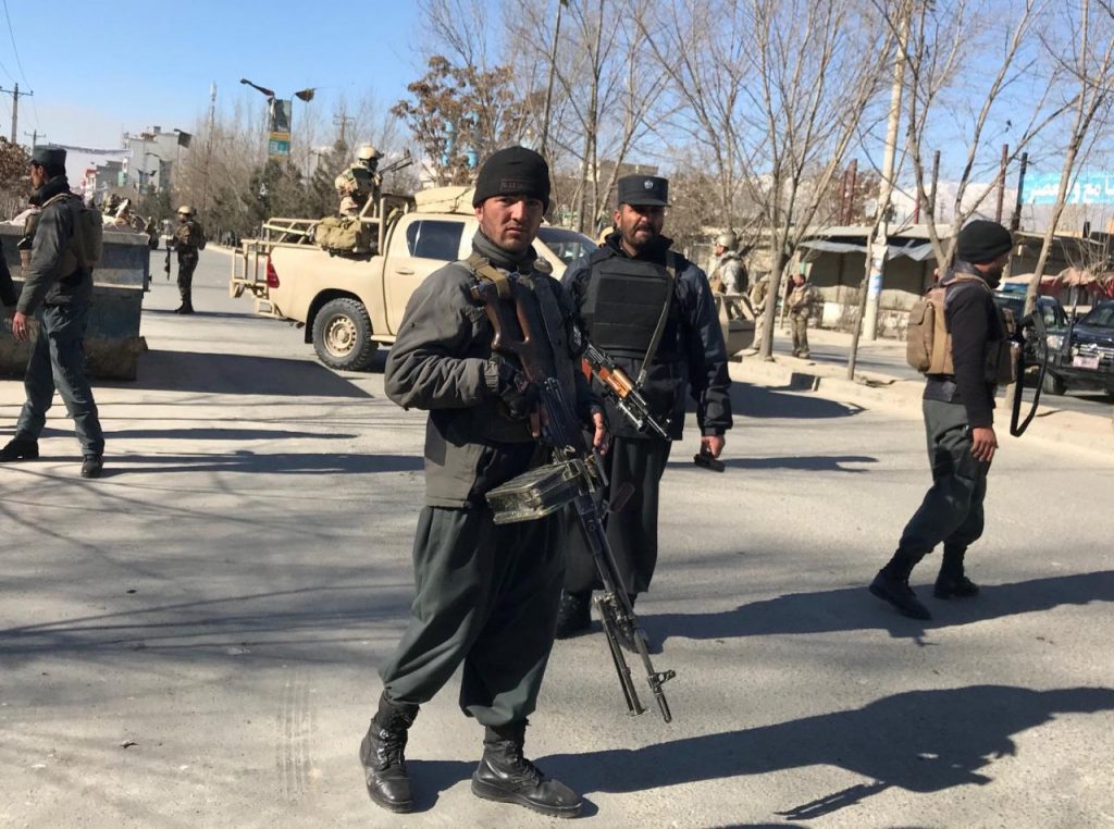 Blast at Afghan news agency office in Kabul, at least four dead