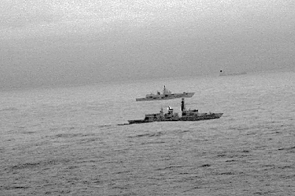 Britain escorts Russian ship near national waters amid strained relations