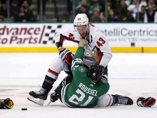 Burakovsky gets 2nd goal in OT, Capitals beat Stars 4-3