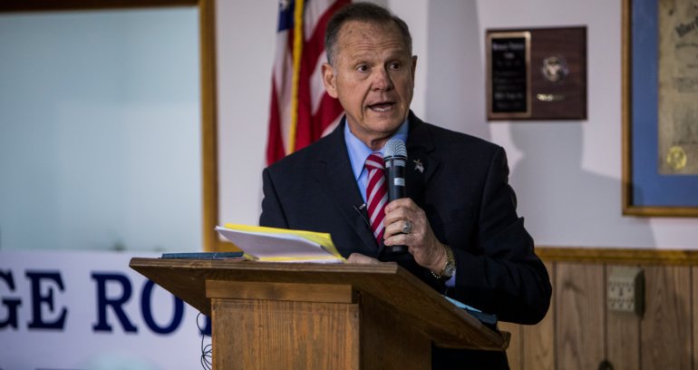 Roy Moore accuser admits she wrote part of yearbook inscription attributed to Alabama Senate candidate
