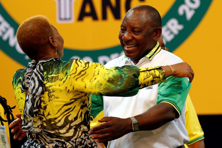 South Africa’s Ramaphosa wins election as ANC president