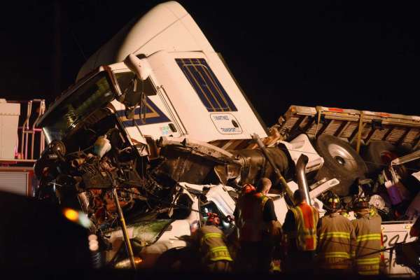 Police identify truck driver in Illinois crash that killed four