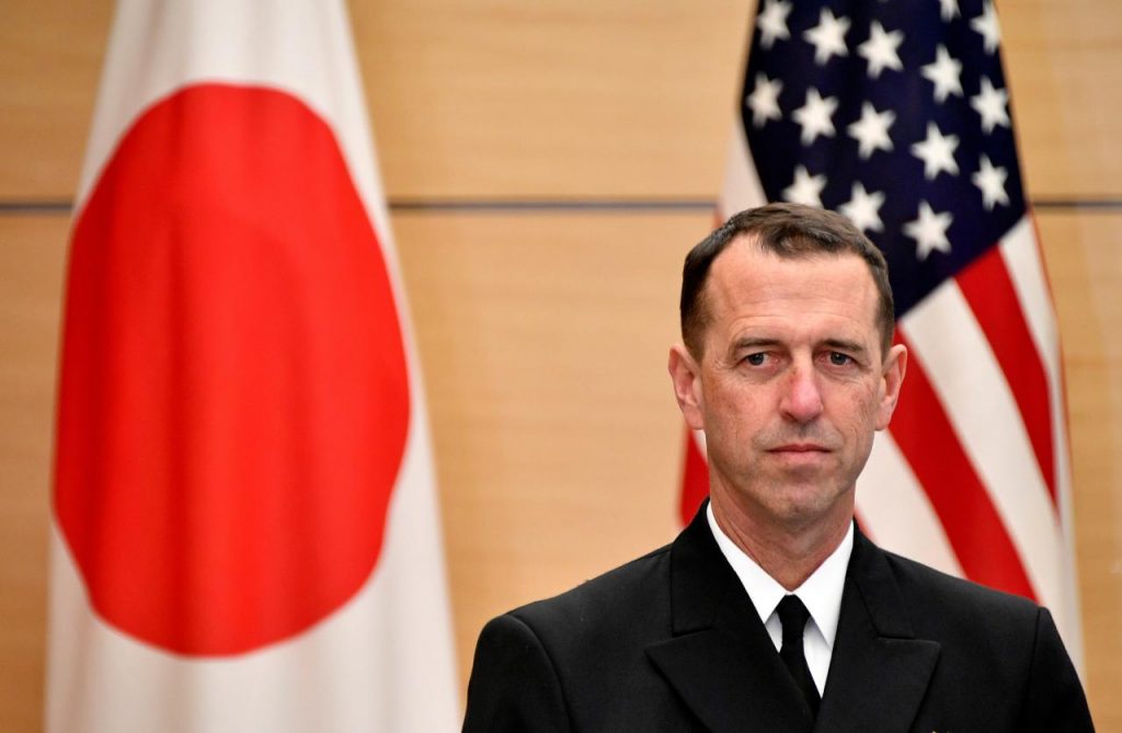 U.S. Navy chief says forces in Asia may be reinforced with warships from the eastern Pacific