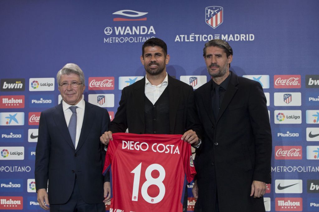 Diego Costa returns to Atletico bearing high expectations