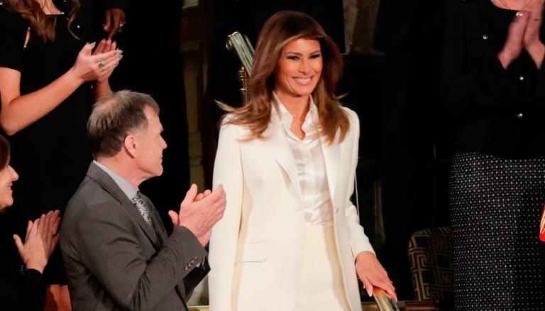 Melania Trump arrived at State of the Union separately from the President