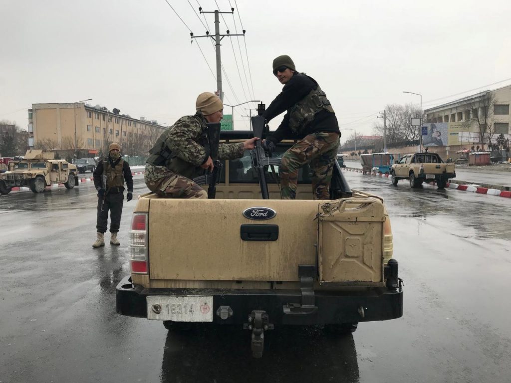 Militants attack Afghan army post near military academy in capital