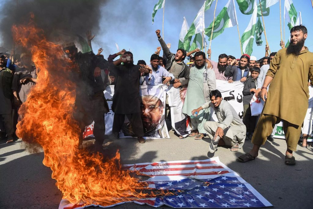 Rhetoric rises as US vows to withhold aid to Pakistan