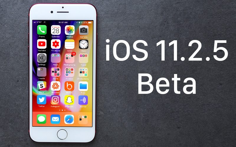 Apple releases fifth iOS 11.2.5 beta for iPhone and iPad