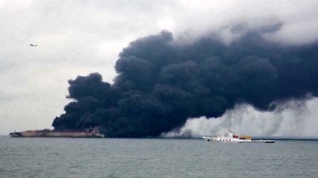 Oil spill off China coast now the size of Paris