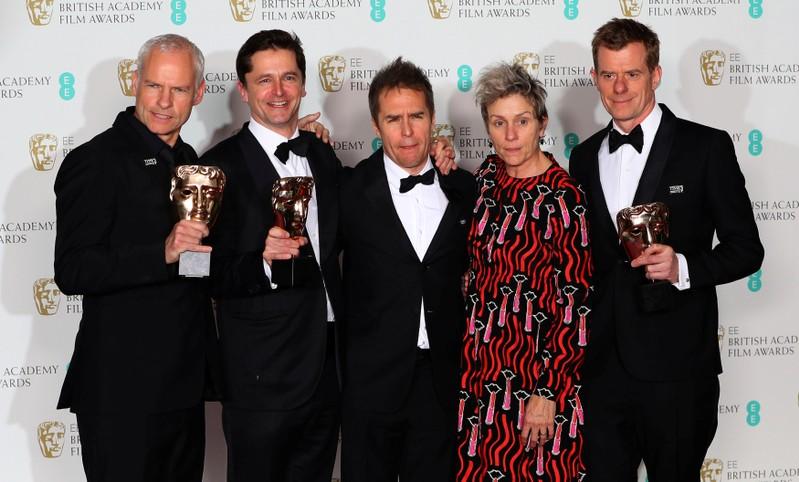‘Three Billboards’ leads the pack at politically edged BAFTA awards