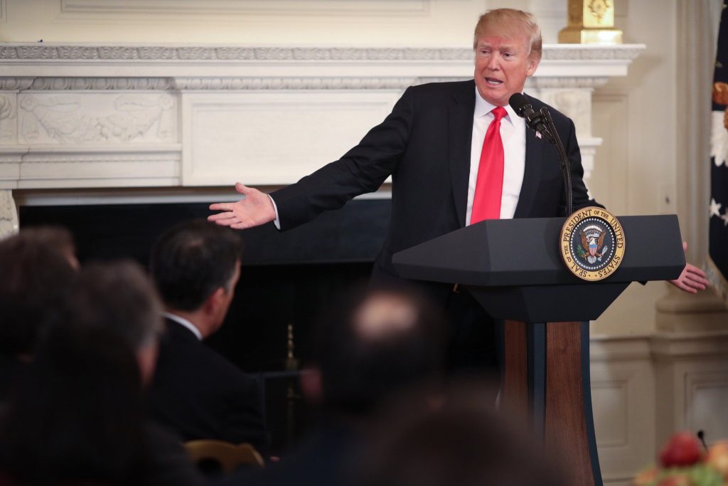 Trump Says He Would Have Rushed in Unarmed to Stop School Shooting