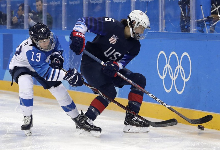 Ice Hockey: USA down Finland to head to gold medal game