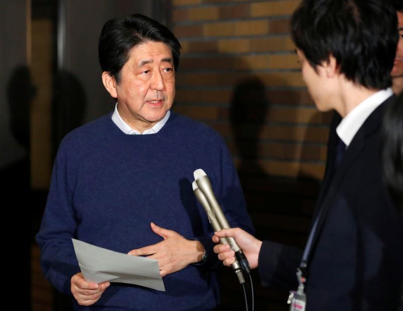 Japan’s Abe, Trump agree to keep up pressure on North Korea