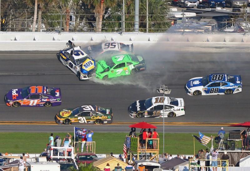 Motor racing: Patrick crashes out as her NASCAR career ends