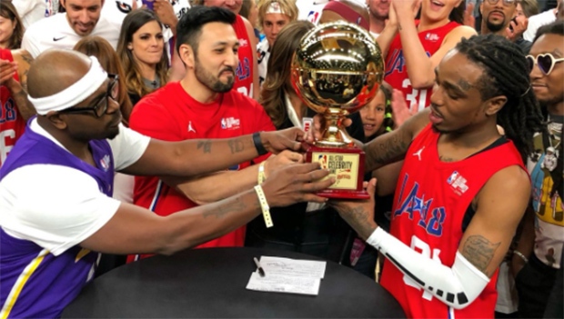 Quavo Kills It At NBA All-Star Celebrity Game: Beats Justin Bieber To Win MVP