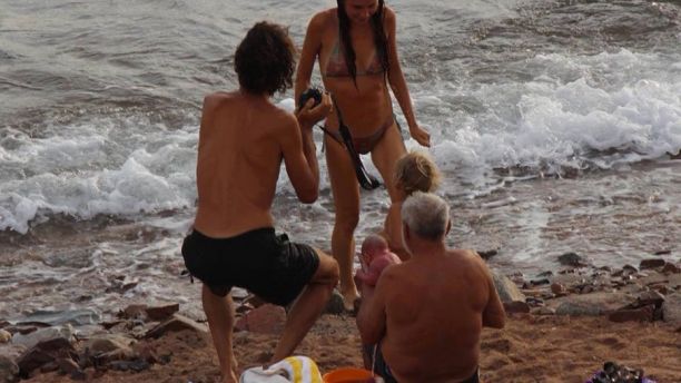 Amazing moment going viral after Russian tourist gives birth in the Red Sea