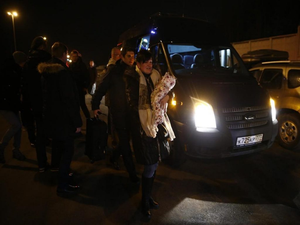 Expelled Russian diplomats leave Britain in nerve agent crisis