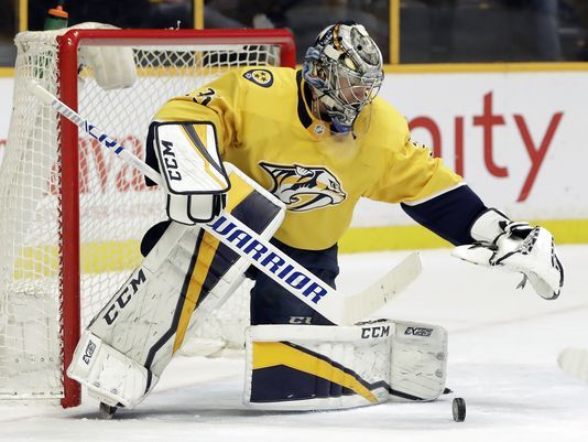 Rinne gets shutout, Preds win franchise-best 9th straight