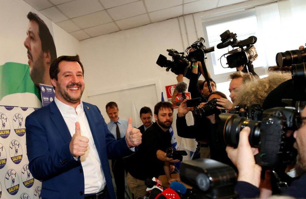 Italy’s League, 5-Star vie for power after inconclusive vote