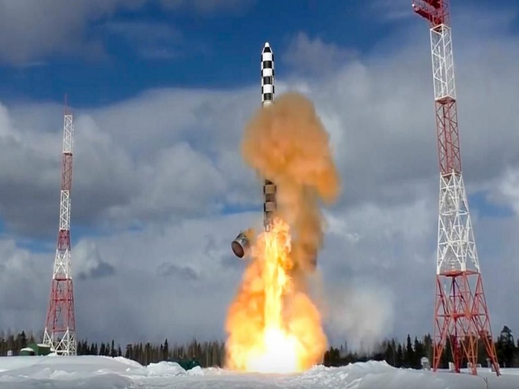 Satan 2′ nuclear missile again test launched by Russia, as Putin brags of ‘invulnerable’ arsenal