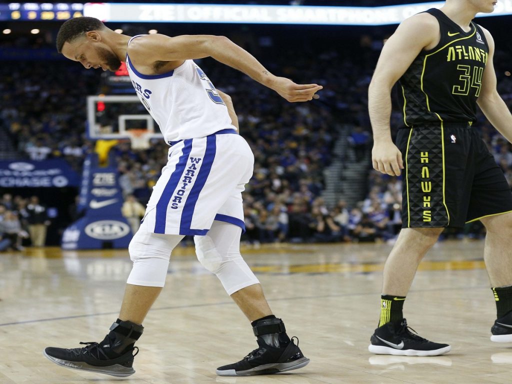 Steph Curry’s injury frustrations continue in Golden State Warriors return