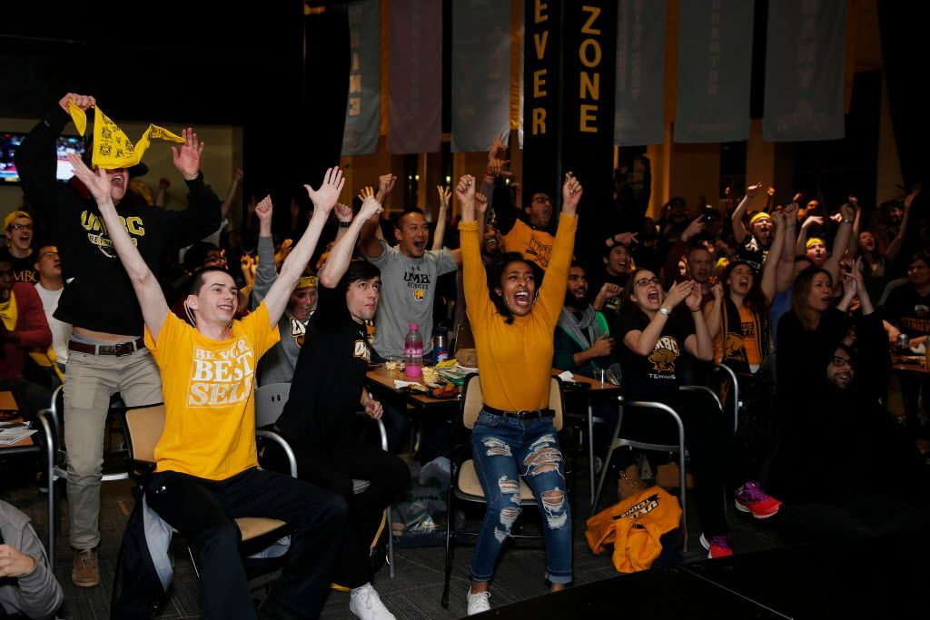 UMBC watch party: celebrating NCAA history, cheering tournament darlings, studying