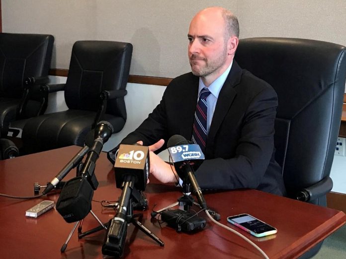 FILE PHOTO: U.S. Attorney Lelling speaks to reporters at his office in Boston Top Massachusetts federal prosecutor defends court immigration arrest, Politics News, Latest Politics News, Politics News Usa, Politics Live News, Top Politics News, Politics Live News Online