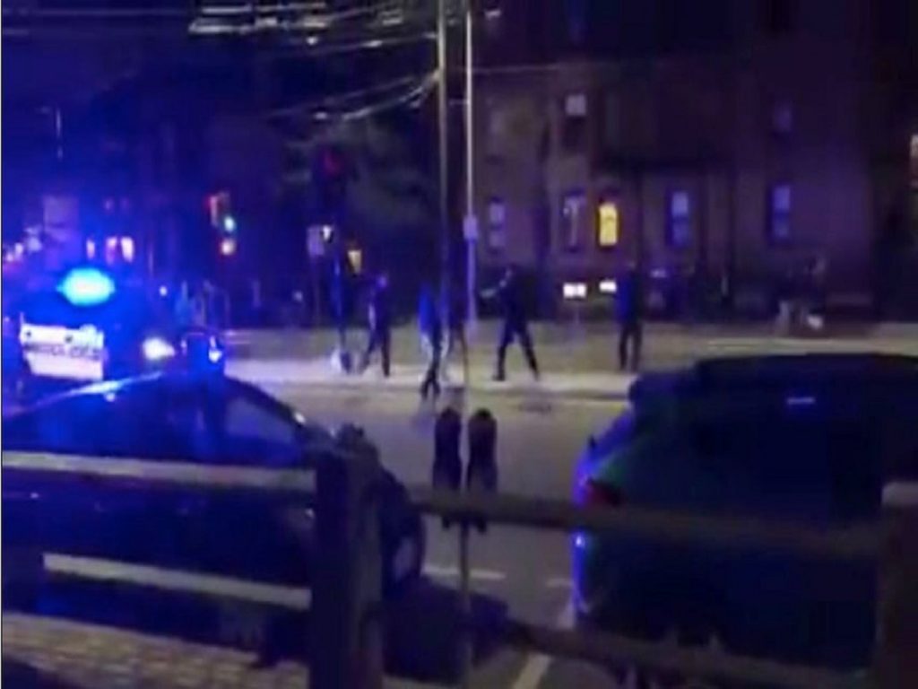 Video shows police punching a Harvard student after he was found naked in the street