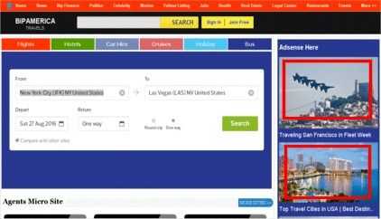 Travel Page Right Banner