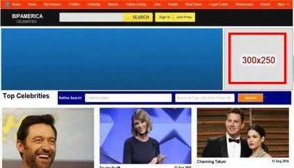 Celebrity Page Header Right Banner