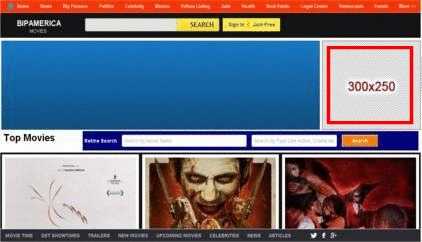 Movie Page Header Right Banner