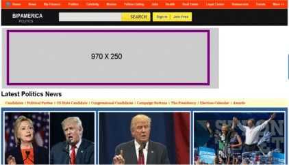 Politics Page Header Left Banner
