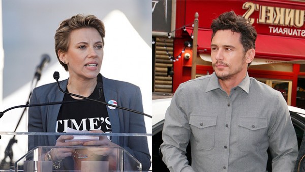 Scarlett Johansson Shades James Franco In Women’s March Speech: ‘i Want My Pin Back’