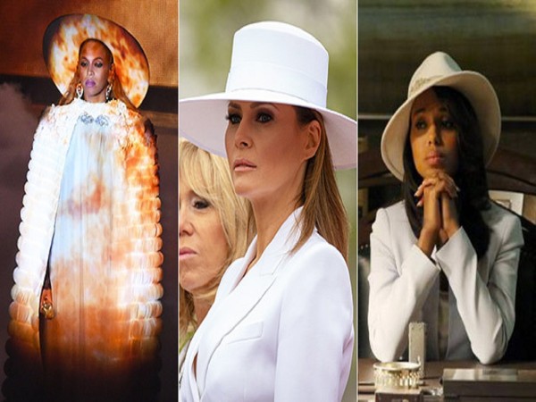 Melania Trump’s Enormous White Hat Gets Mocked On Twitter: She Looks Like Olivia Pope & Beyonce Melania Trump’s Enormous White Hat Gets Mocked On Twitter: She Looks Like Olivia Pope & Beyonce