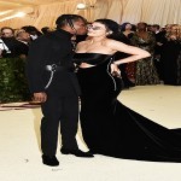 Travis Scott Passionately Kisses Kylie Jenner On Met Gala Red Carpet
