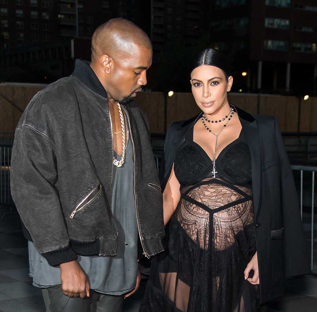 Kanye West Checking Out Kim Kardashian