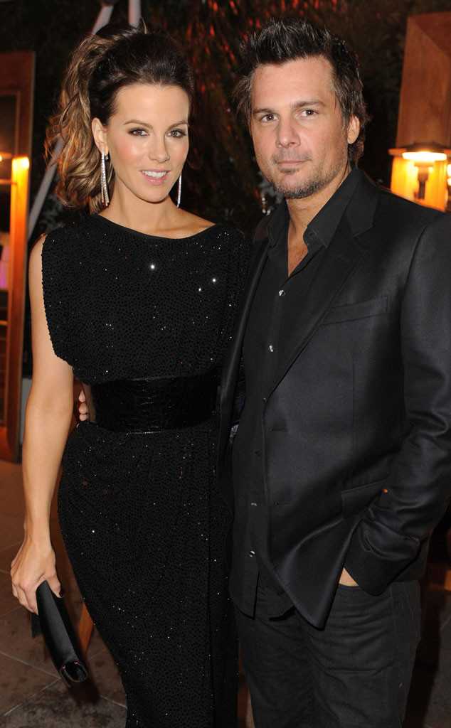 Kate Beckinsale with ex husband Len Wiseman