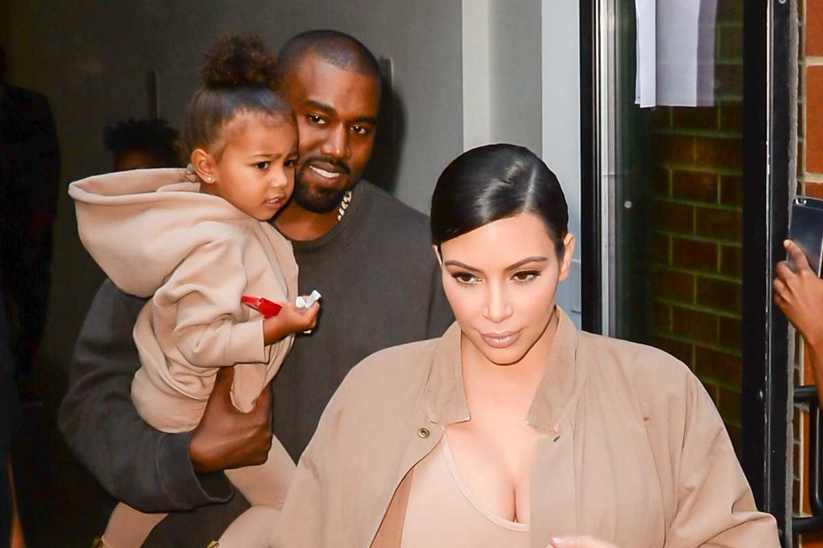 Kanye West And Kim Kardashian Family Pics