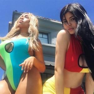 Kylie Jenner & Bff Jordyn Woods Show Off Cleavage In Swimsuits For ‘summers Almost Over Party’ Kylie Jenner & Bff Jordyn Woods Show Off Cleavage In Swimsuits For ‘summers Almost Over Party’