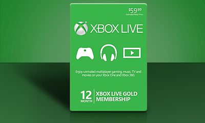 12-Month Xbox Live Gold Membership