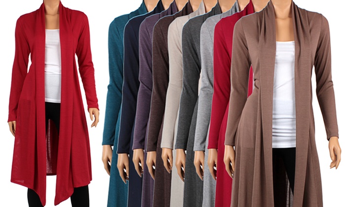 3-Pack Draped Hacci Cardigans