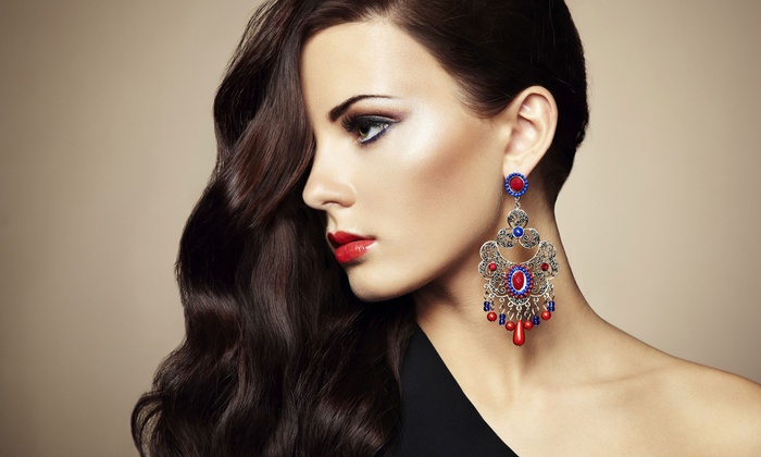 Haircut, Blow-Dry, and Style With Coloring Options at Excel Hair Salon (Up to 48% Off). Four Options Available.