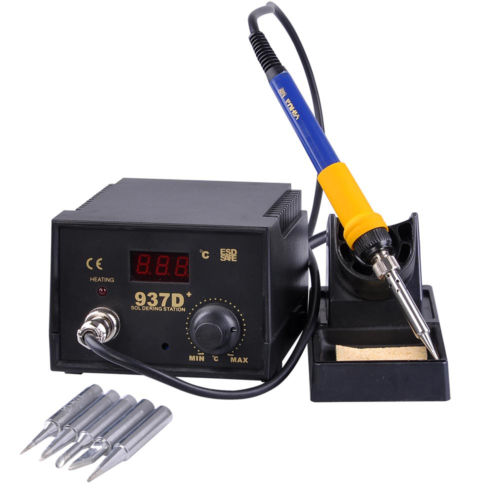 937D+ Soldering Station SMD Japan Heater Iron Welding ESD Welder Digital Tool