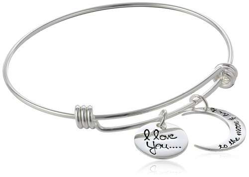 I Love You to the Moon and Back Charm Bracelet