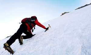 Ice Climbing Plus a Lesson and Gear Rental for One or Two from Vertical Adventure Guides (Up to 48% Off)