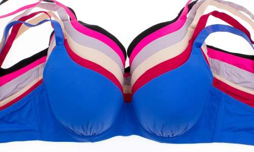Plus-Size Ruched Microfiber Bras (6-Pack)
