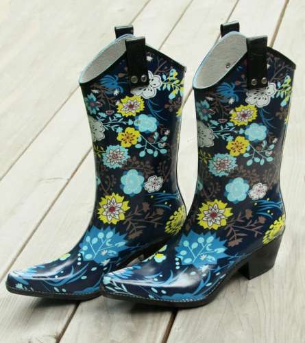 Yippy Cowboy Rubber Rain Boot