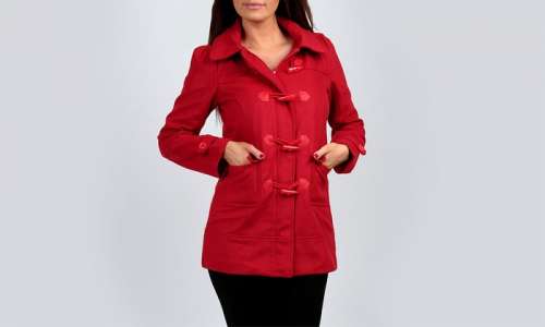 Women's Wool Blend Toggle Coat