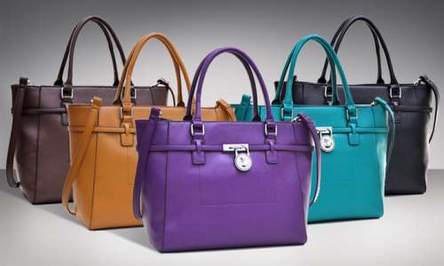 MMKF Large Padlock Satchel Handbag