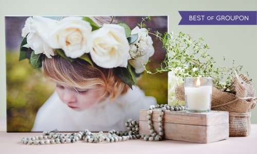 Custom Photo Canvases from Printerpix (Up to 90% Off). Five Options Available.
